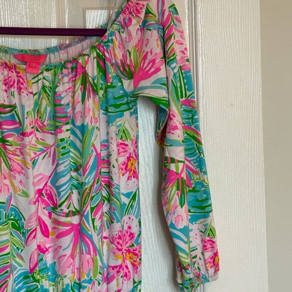 Lilly Pulitzer Lana Skort Romper Pop Up Lilly of the Jungle Floral Stretch XS - Picture 5 of 13